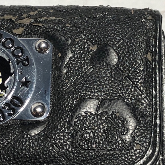 Betty Boop Black tri fold Wallet - Picture 10 of 11